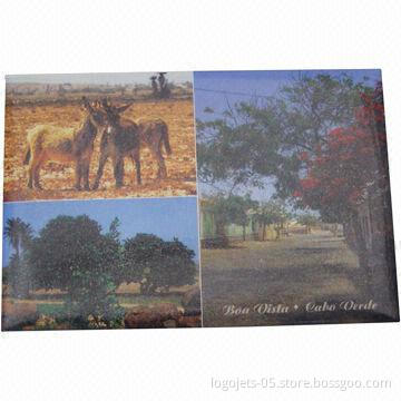 Paper Printed Refrigerator Magnet, Available in Different Shapes and Thicknesses